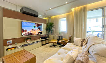 Imagem 3: Jardins de Tamboré; 104m²; 2 suítes; 2 vagas; andar alto; varanda gourmet