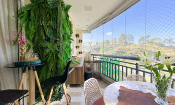 Imagem 5: Jardins de Tamboré; 104m²; 2 suítes; 2 vagas; andar alto; varanda gourmet