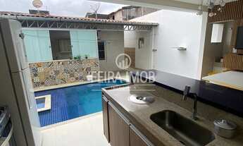 Imagem: Casa 4/4 sendo 2 suítes com piscina no