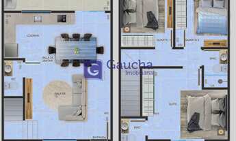 Imagem 2: Sobrado à venda no bairro Esmeralda - Cascavel/PR