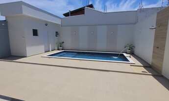 Imagem 2: Seu Refúgio à Beira-Mar: Sobrado de Luxo com Piscina, Automação e 5 Vagas no Cibratel 1