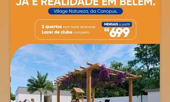 Imagem 2: Village Natureza em Belém – Entrada de 5 mil e 2 Quartos com Lazer de Clube