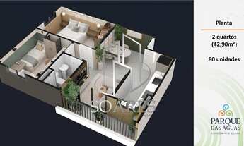 Imagem: PARQUE DAS ÁGUAS Apartamentos de 2 e 3