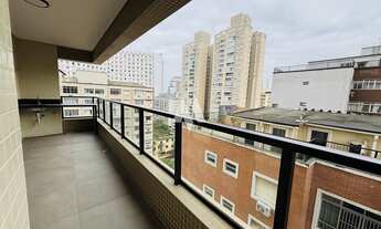 Imagem 2: Apartamento à Venda com 2 dormitórios e vaga demarcada em José Menino, Santos/SP