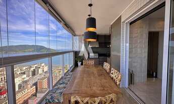 Imagem 4: Apartamento Duplex Alto Padrão vista mar à Venda na quadra da praia no Embaré - Santos/SP