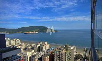 Imagem 3: Apartamento Duplex Alto Padrão vista mar à Venda na quadra da praia no Embaré - Santos/SP