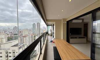 Imagem 2: Apartamento à Venda com 2 dormitórios e vaga demarcada em José Menino, Santos/SP