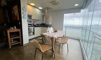 Imagem 2: Apartamento 2 dormitórios a venda mobiliado com vista para o mar na Pompéia – Santos/SP