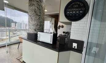 Imagem 5: Apartamento 2 dormitórios a venda mobiliado com vista para o mar na Pompéia – Santos/SP