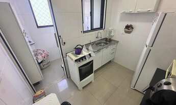 Imagem 5: Apartamento de 1 Dormitório na Ponta da Praia - Vista Livre e Vaga de Garagem!