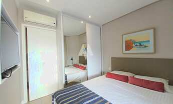 Imagem 7: Apartamento/flat mobiliado com 1 dormitório vista mar aluguel - Pompéia/Santos-SP