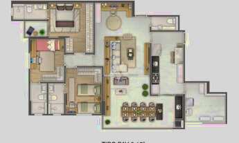 Imagem 7: Apartamento alto padrão em construção em Santos