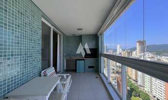 Imagem 4: Apartamento com varanda e vista mar 3 suítes 3 vagas e lazer para alugar na Aparecida em S