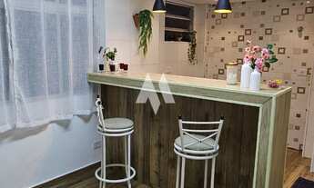 Imagem 3: Apartamento à venda com 1 dormitório totalmente reformado na Ponta da Praia em Santos/SP