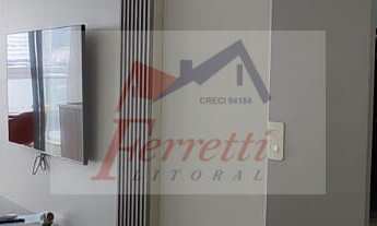 Imagem 2: Apartamento com 2 dormitórios mobiliado e climatizado com vista mar