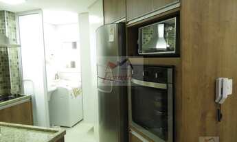 Imagem 7: Apartamento com 2 dormitórios mobiliado e climatizado com vista mar