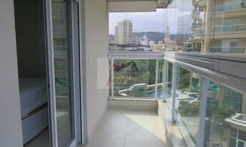 Imagem 6: Apartamento com 2 dormitórios mobiliado e climatizado com vista mar