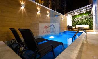 Imagem 2: Casa Triplex com 3 suítes decorada e climatizda à venda em Embaré, Santos/SP