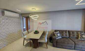 Imagem 3: Apartamento com 2 suítes finamente decorado com vista mar