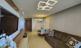 Imagem 4: Apartamento com 2 suítes finamente decorado com vista mar