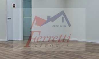 Imagem 1: Sala com 84,28 m² pronta para trabalhar com 2 vagas de garagem em Valongo, Santos/SP