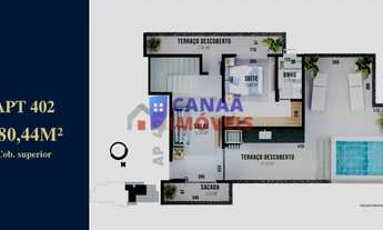 Imagem: Cobertura Dúlpex alto padrão com 4 quartos