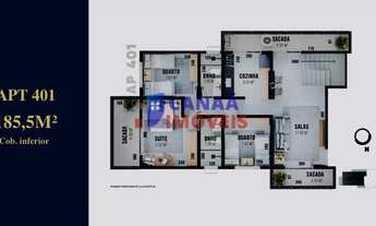 Imagem 4: Cobertura Dúlpex alto padrão com 4 quartos, 2 suítes, SPA