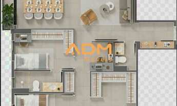 Imagem 5: Apartamento Alto Padrão - 3 Qtos todos suíte - Orby Flamboyant - Jd. Goiás - 106,43m²