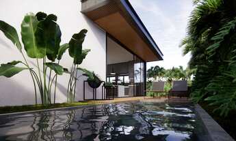 Imagem 6: Casa com 04 suítes e varanda gourmet em obras no Condomínio Alphaville 1