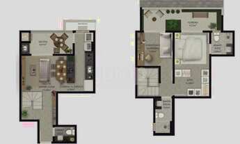 Imagem 2: Greenview Residencial - Apartamento com 2 dormitórios à venda, 85 m² por R$939 K - Inglese