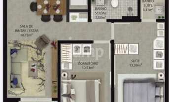 Imagem 2: Greenview Residencial - Apartamento com 2 dormitórios à venda, 70 m² por R$1,025 M - Ingle