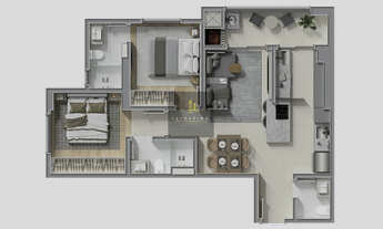 Imagem 3: 2 Suítes no Santa Maria