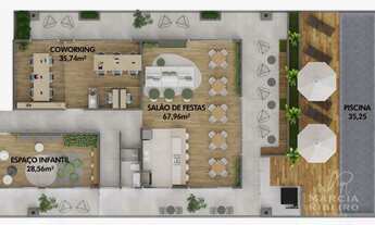 Imagem 7: Studio duplex com terraço