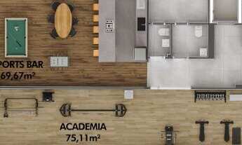 Imagem 6: Studio duplex com terraço