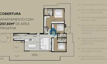 Imagem 6: Cobertura com 257m², 3 suítes, vaga dupla e Bobby box no Floresta, São José/SC