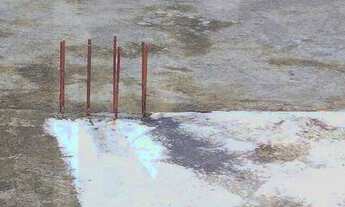 Imagem 4: Casa em construção com estrutura e vista panorâmica para a praia da Vila, Imbituba/SC