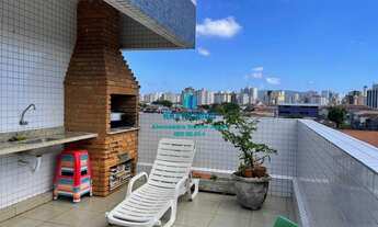 Imagem 2: Apartamento Cobertura DUPLEX COM ESCADAS, 3 DORMITÓRIOS E VAGA PRIVATIVA, Macuco, Santos/S