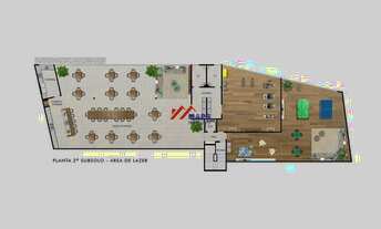 Imagem 6: Apartamento com três quartos, suíte e duas vagas de garagem no bairro Padre Eustáquio - Be