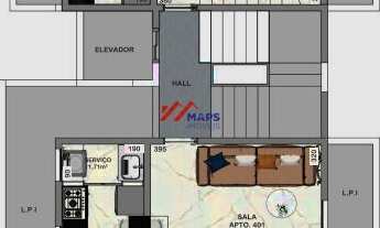 Imagem 2: Cobertura com três quartos e suíte no bairro Santa Branca - Belo Horizonte/MG