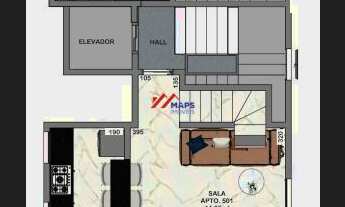 Imagem 3: Cobertura com três quartos e suíte no bairro Santa Branca - Belo Horizonte/MG