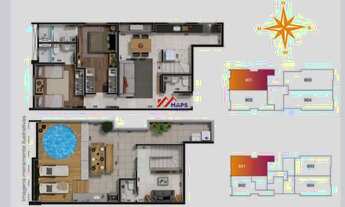 Imagem 5: Cobertura com dois quartos, duas suítes e duas vagas de garagem no bairro Prado - Belo Hor