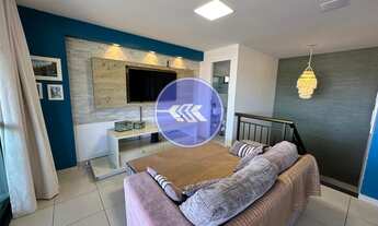 Imagem 5: Cobertura duplex toda mobiliada e climatizada, com 3 suítes no Porto das Dunas