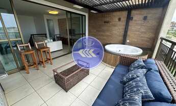 Imagem 4: Belíssima cobertura mobiliada no Porto das Dunas com 3 suítes