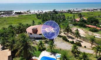 Imagem: Ampla casa com linda vista para o mar na