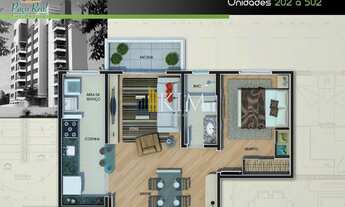 Imagem 7: Apartamento 2 quartos sendo 1 suíte no bairro Bigorrilho - Curitiba/PR