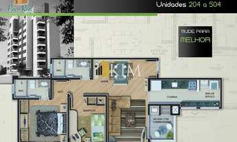 Imagem 4: Apartamento 2 quartos sendo 1 suíte no bairro Bigorrilho - Curitiba/PR