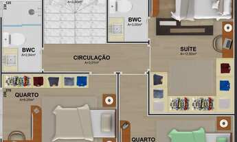 Imagem 3: Sobrado à venda no bairro Uberaba - Curitiba/PR