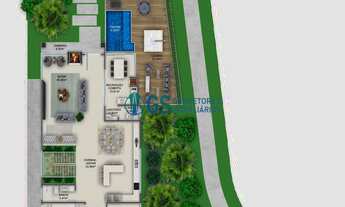 Imagem 3: Casa duplex alto padrão c/ 5 suítes sendo 1 suíte master, c/ 457,84m² 4 vagas de garagem