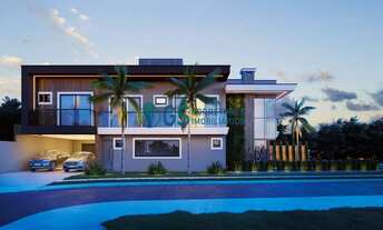 Imagem 2: Casa duplex alto padrão c/ 5 suítes sendo 1 suíte master, c/ 457,84m² 4 vagas de garagem