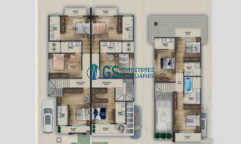 Imagem 3: Amplos sobrados com mais de 179m² com 3 suítes na Lagoa da Conceição em Florianópolis/SC